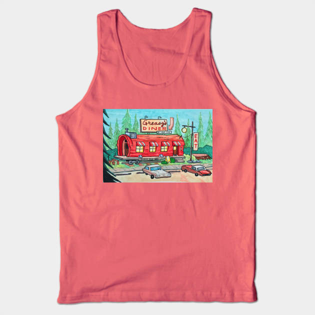 Greasy's Diner Tank Top by emmawtj